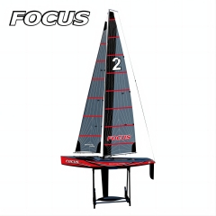Focus V3 Red One meter RC sail boat
